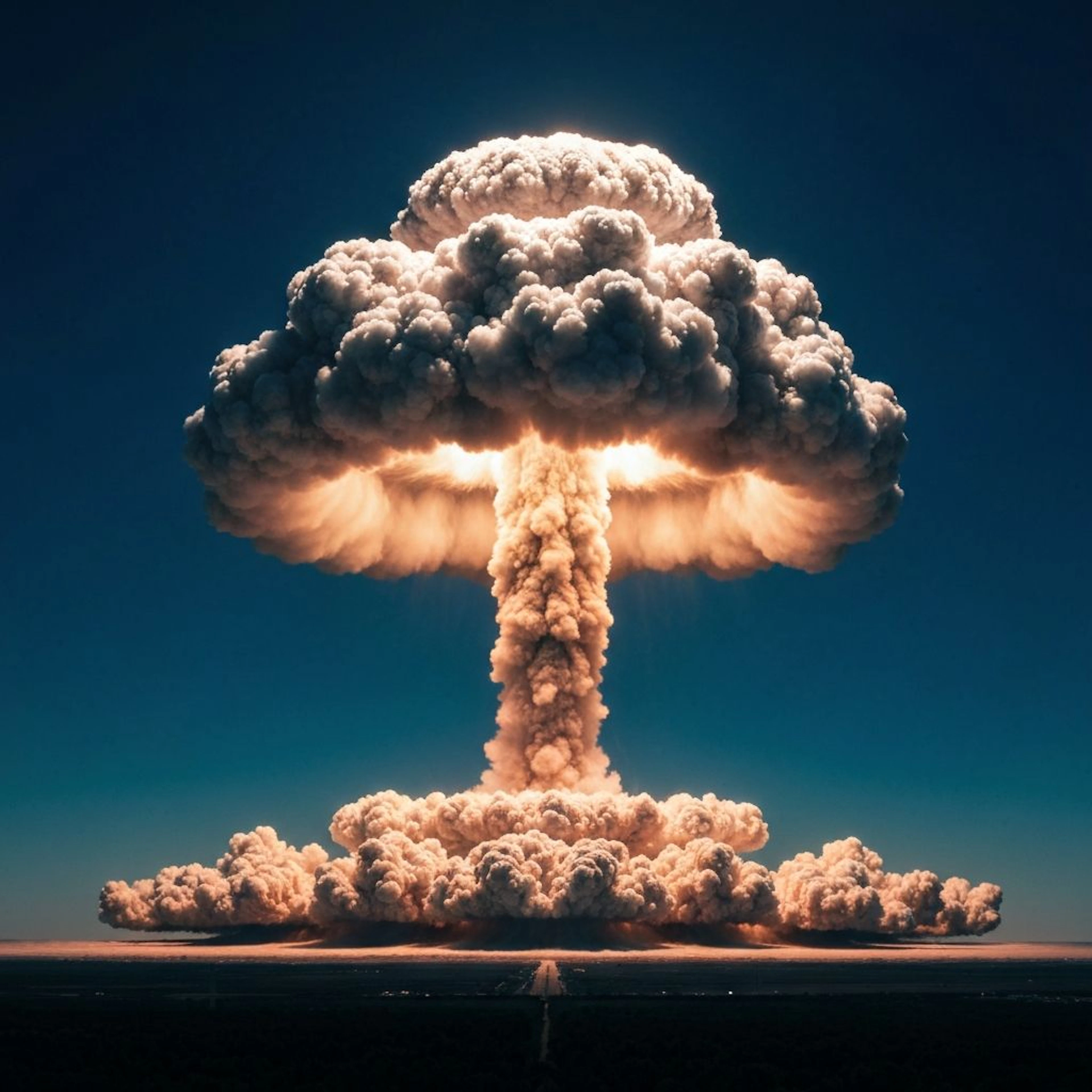 Nuclear explosion mushroom cloud